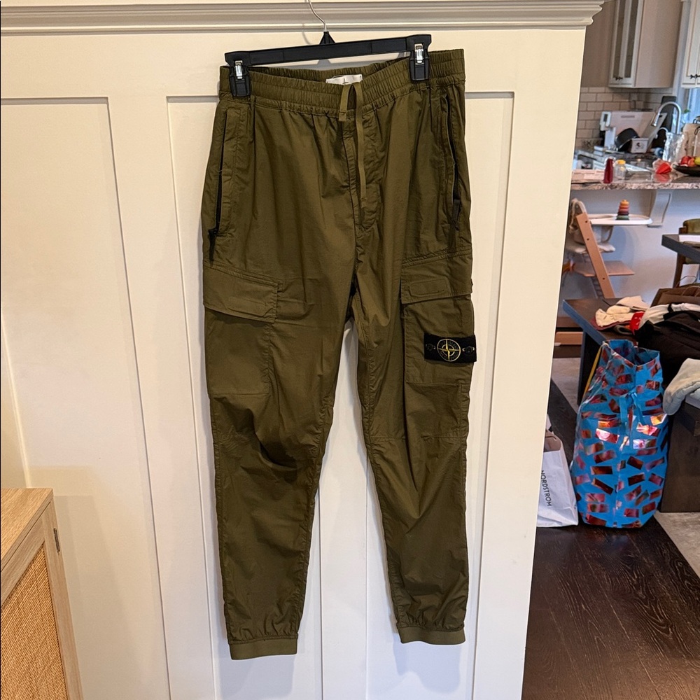 Stone Island Green Cargo Pants size 32